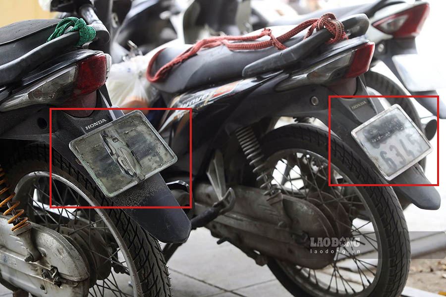 Nhung chiec bien so bi bien dang, khong ro chu, so. Cac truong hop vi pham deu bi luc luong chuc nang xu ly nghiem theo quy dinh.