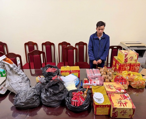 Phát hiện nhiều vụ sản xuất và buôn bán pháo lậu tại Hà Nội. Ảnh: CAHN