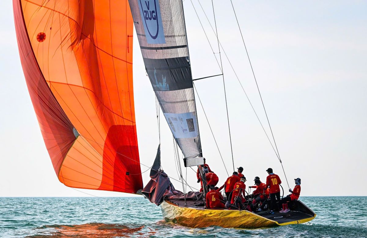 El equipo de botes SSL47 de Vietnam participa en los SEA Games 33. Foto proporcionada por el capitan Le Tien Dung