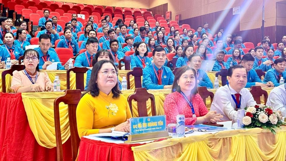 Ba Ho Thi Hoang Yen - Pho Bi thu Thuong truc Tinh uy Vinh Long du Dai hoi. Anh: Hoang Loc