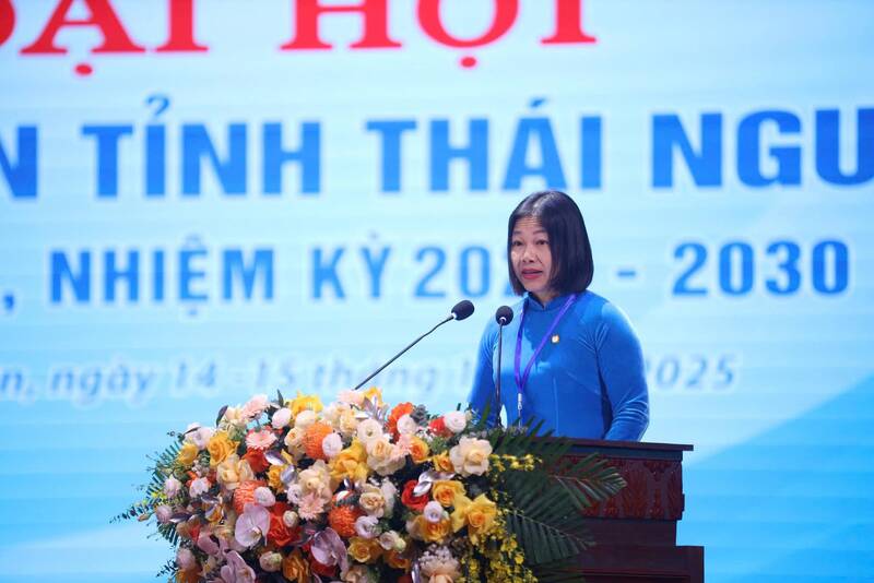Chu tich LDLD tinh Thai Nguyen Do Thi Hien. Anh: Thu Hue
