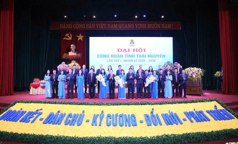 The 1st Thai Nguyen Provincial Trade Union Congress. Photo: Thu Hue
