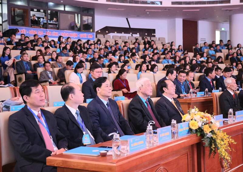 Cac dai bieu du dai hoi. Anh: Thu Hue