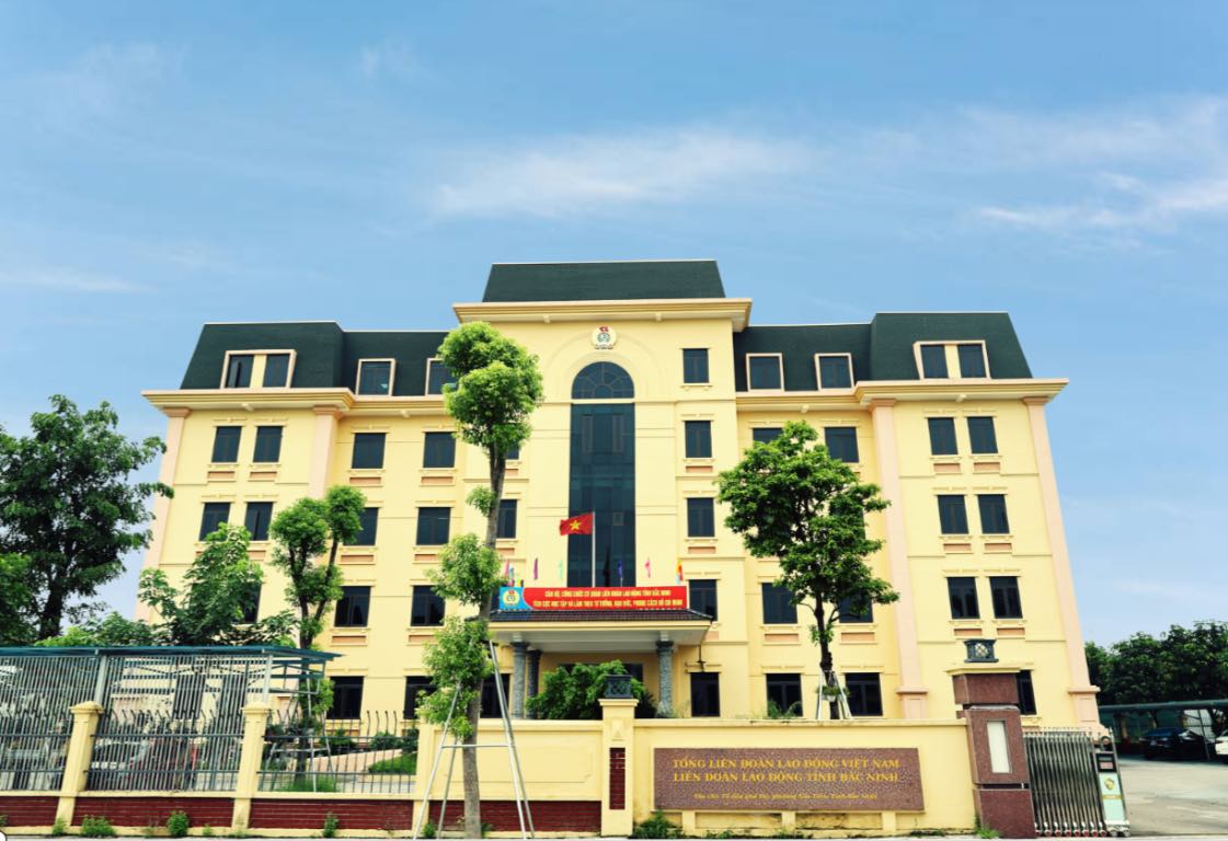 Headquarters of the Bac Ninh Provincial Labor Federation. Photo: Bac Ninh Provincial Federation of Labor