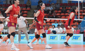 The Vietnam women's volleyball team will meet Thailand in the final of the 33rd SEA Games. Photo: Minh Dan