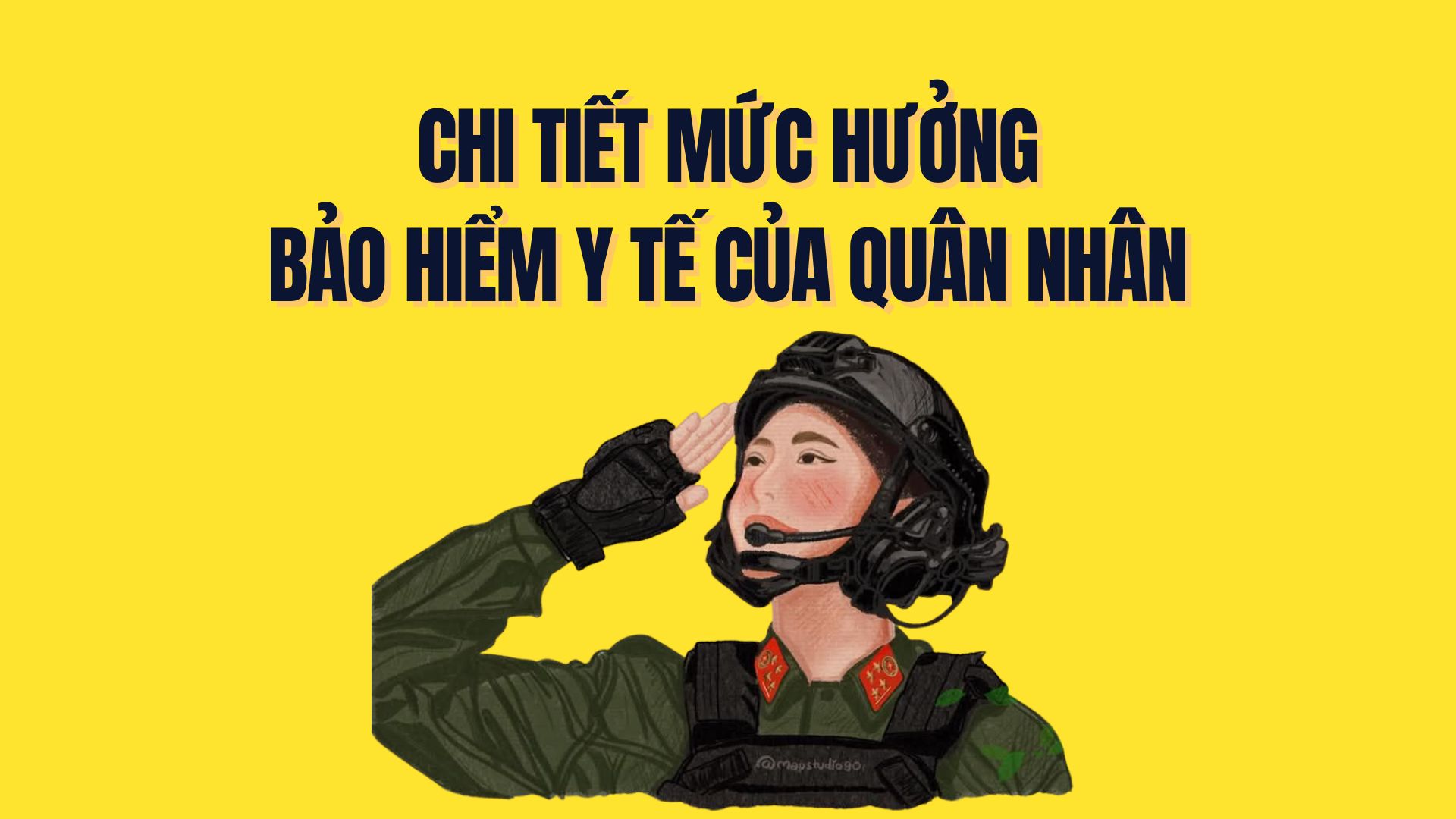 Details of the health insurance level for soldiers. Graphics: Tra My