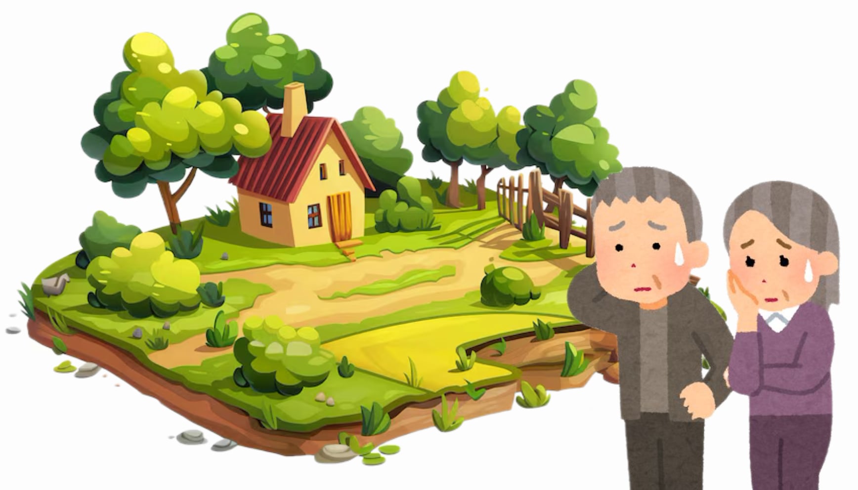 Les habitants demandent le transfert de 100 m2 de terres agricoles en terres residentielles mais ne remplissent pas les conditions. Graphique : Phuong Thao