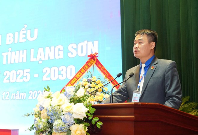 Ông Đoàn Thành Công giữ chức Bí thư Tỉnh Đoàn Lạng Sơn