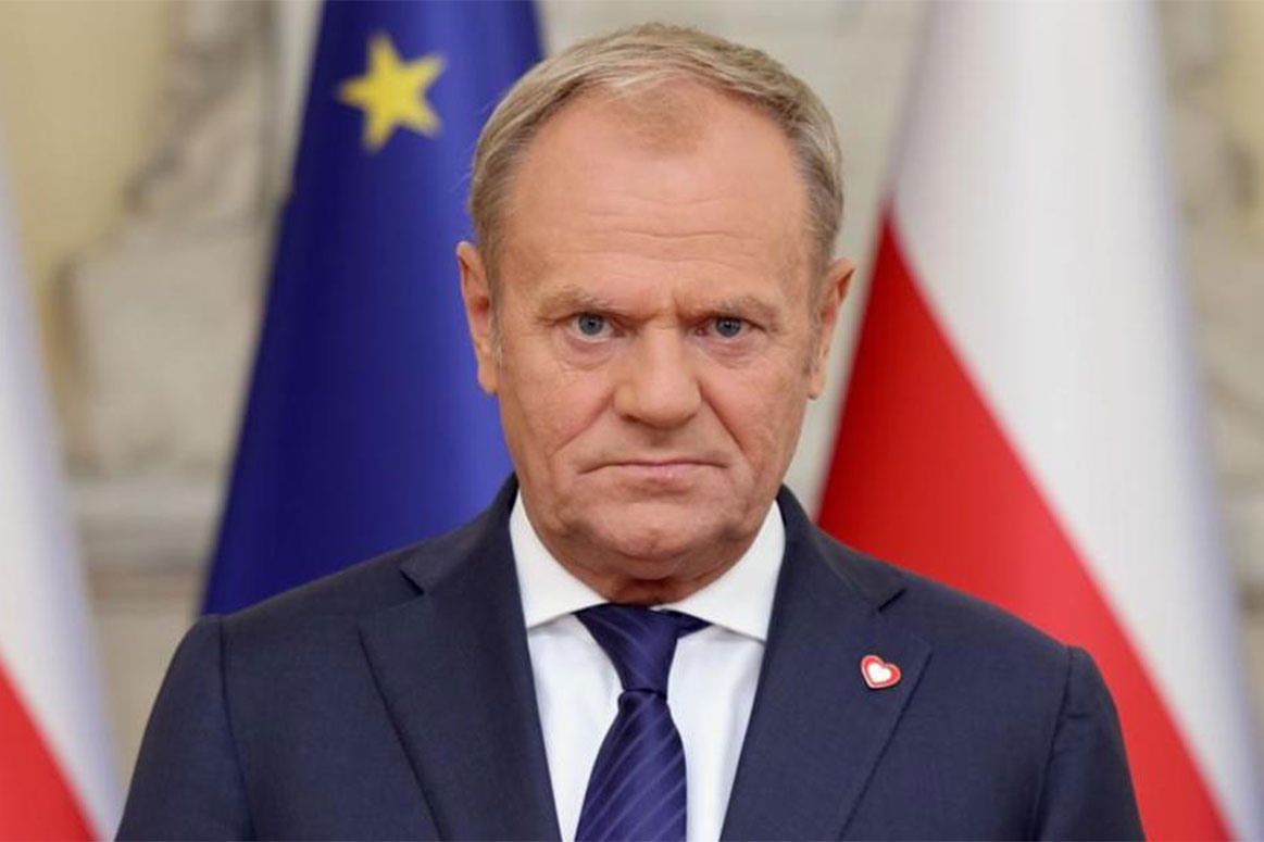Thu tuong Ba Lan Donald Tusk. Anh: Van phong Thu tuong Ba Lan