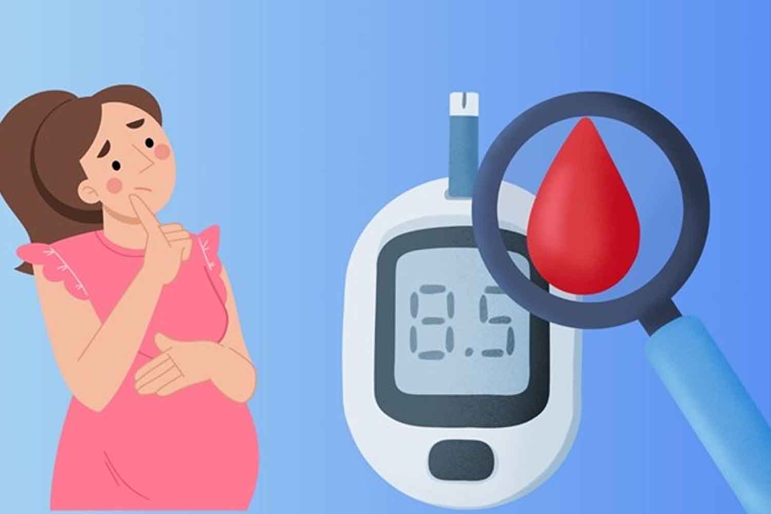 The importance of preparing for pregnancy for people with diabetes. Graphics: Thien Nhan