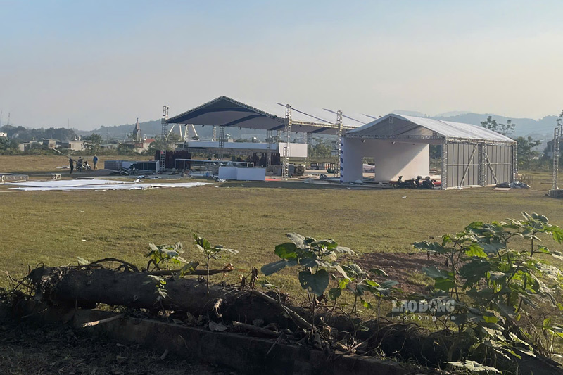 Tai khu dat trong o KCN Dong Pho Moi, cong tac chuan bi da san sang. Anh: Dinh Dai