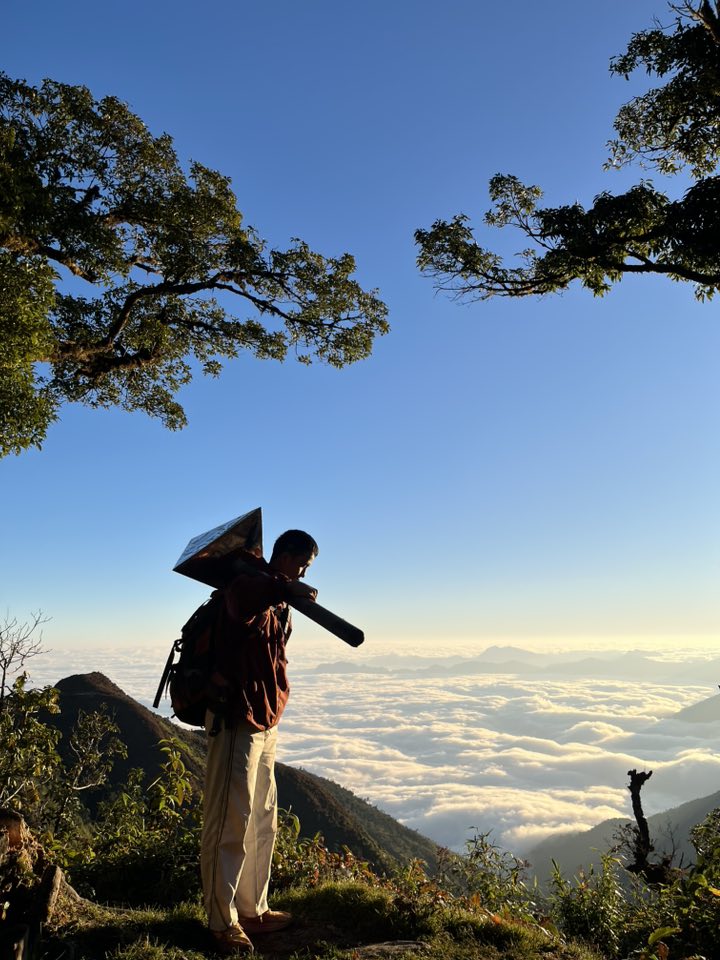 “Bien may” my man danh cho nhung du khach trekking tai Phu Sa Phin. Anh: Do Hoang Dung
