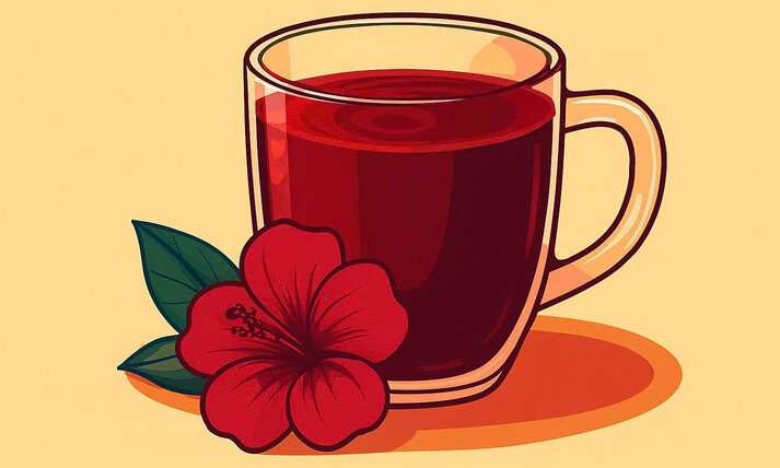 Red Drink helps control uric acid from early morning. Graphics: Huong Giang