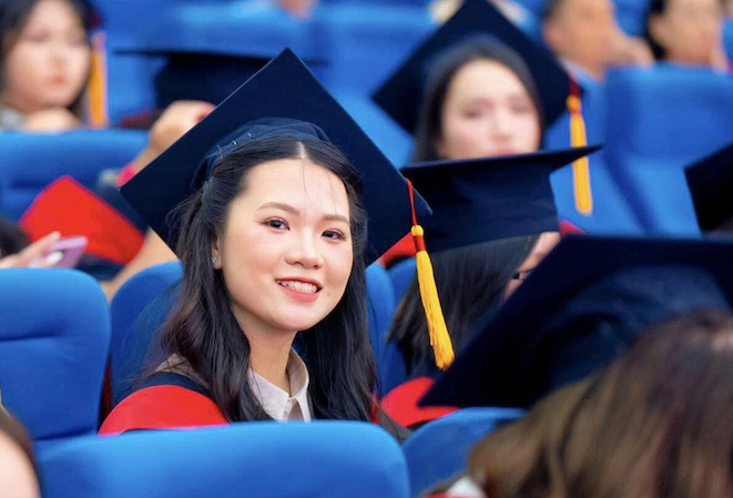 Students of the National Economics University. Photo: NEU