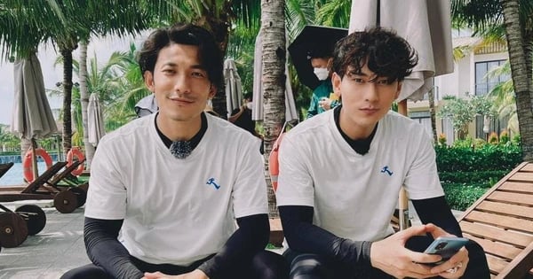 Isaac (phai) 2 lan tham gia Running Man co Lien Binh Phat trong dan cast. Anh: Nha san xuat cung cap
