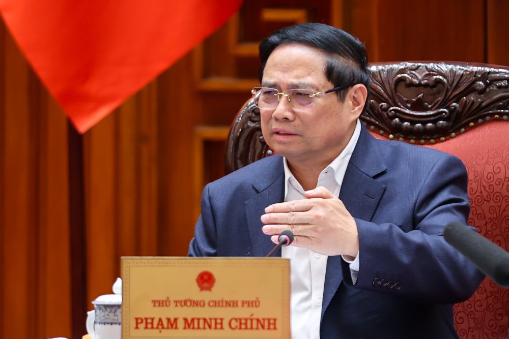Politburo member and Prime Minister Pham Minh Chinh gave his opinion to agree on the plan to organize the ceremony, with the central milestone expected at the groundbreaking ceremony of the Olympic Sports Urban Area Construction Investment Project (Hanoi). Photo: Nhat Bac