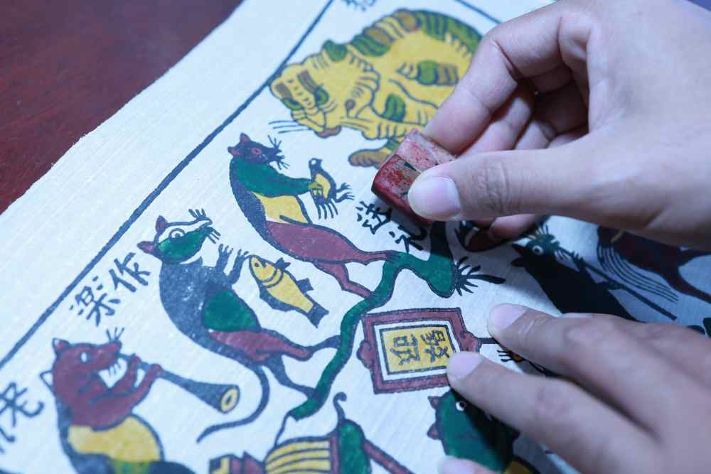 En langsiktig strategi er nødvendig for å bevare Dong Ho-folkemaleriene. Foto: Hai Nguyen