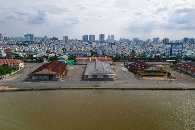 Current status of the land of the Nha Rong - Khanh Hoi Complex project. Photo: Quang Duy