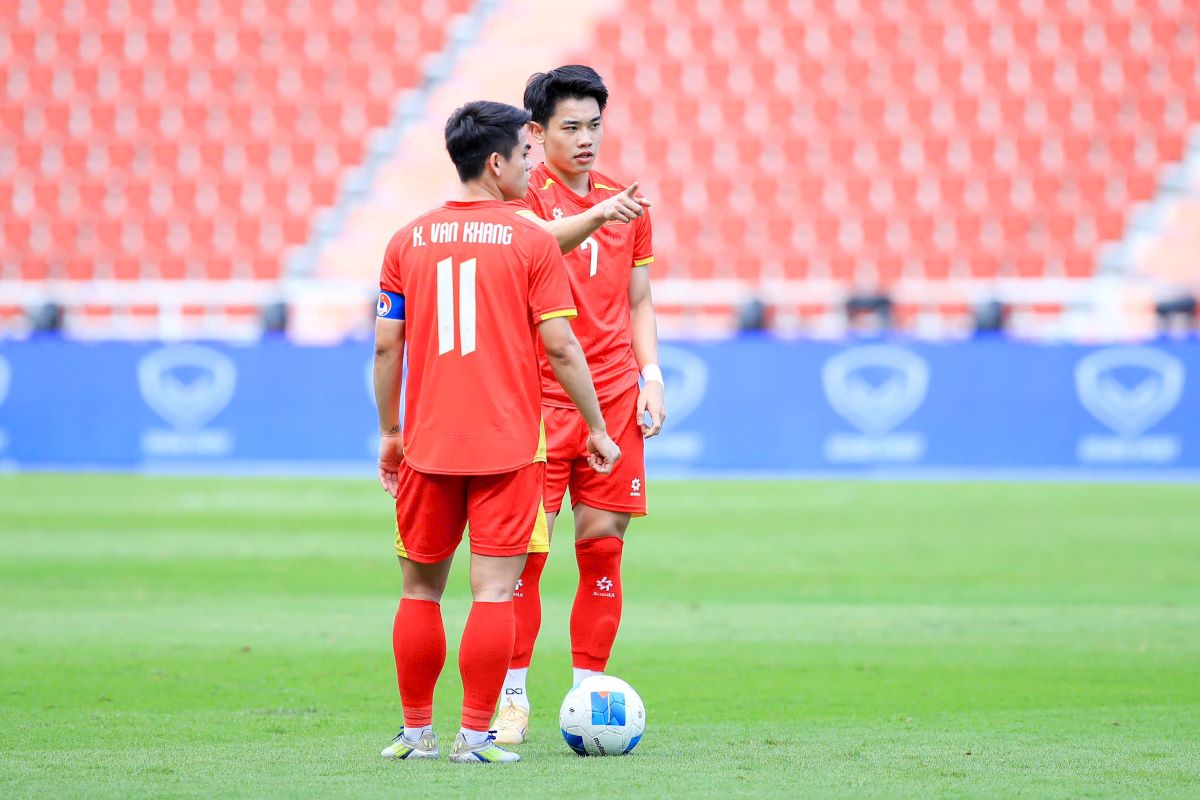 U22 Vietnam has the strongest force at the 33rd SEA Games. Photo: Minh Dan
