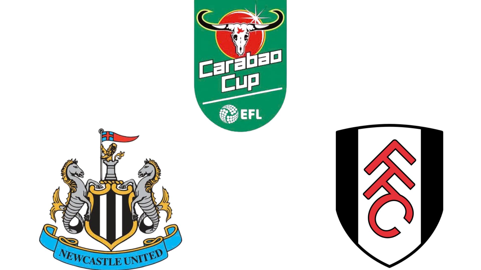 Newcastle face Fulham in the Carabao Cup. Graphics: Van An