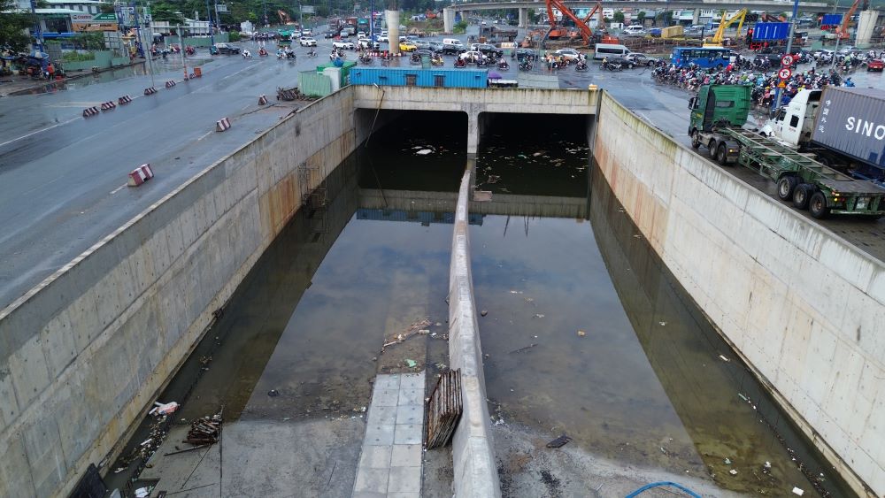 Ham chui HC1-02 co ban hoan thien phan tho. Anh: Anh Tu