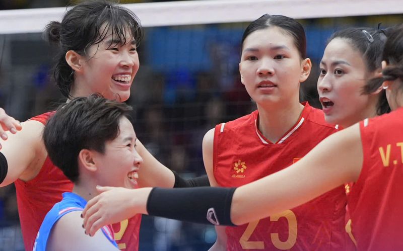 Thanh Thuy va Bich Thuy tiep tuc hanh trinh tai Nhat Ban sau SEA Games 33. Anh: Bong chuyen Viet Nam