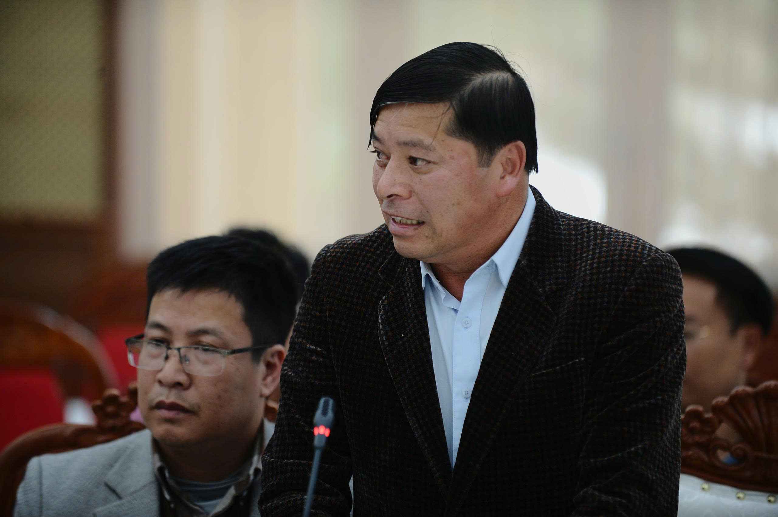 Cac nha bao, phong vien du buoi hop bao dong gop y kien. Anh: Phuc Khanh