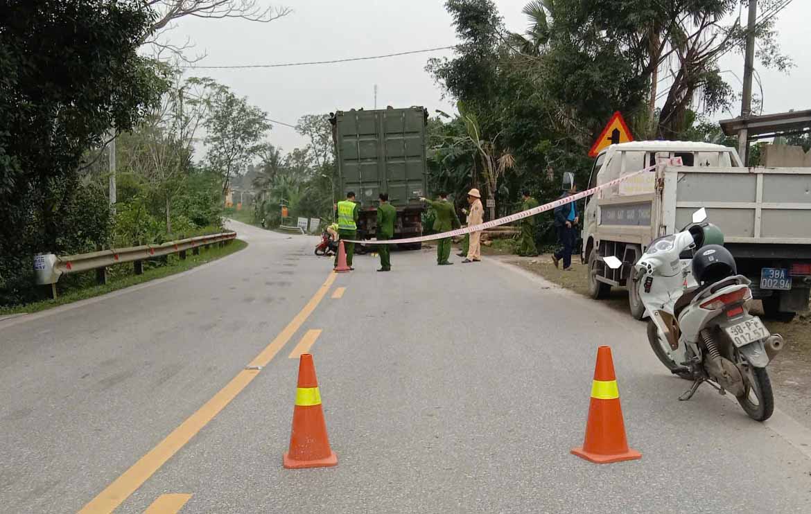 The scene of the accident that killed Mr. L. Photo: Son Lam.