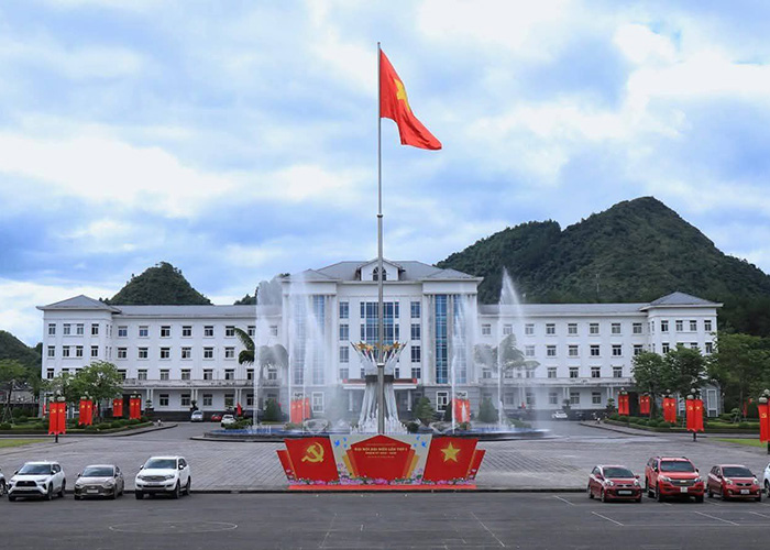 Tru so phuong Doan Ket, tinh Lai Chau. Anh: Phuong Doan Ket