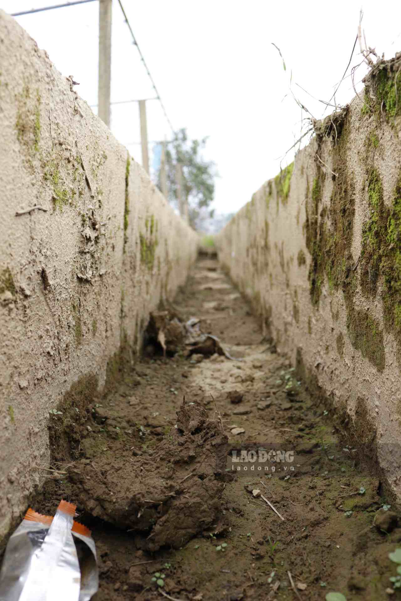 He thong kenh muong dan nuoc dang duoc khac phuc. Anh: Van Duc