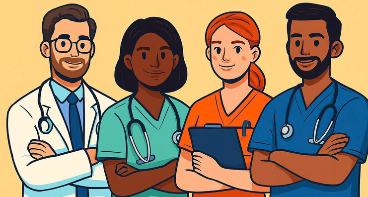 Regulations on receiving 100% occupational allowances for medical staff. Graphics: Huong Giang