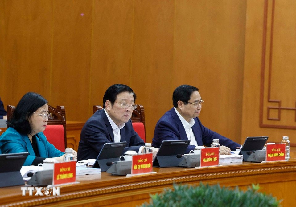 Cac dai bieu tham du phien hop. Anh: TTXVN