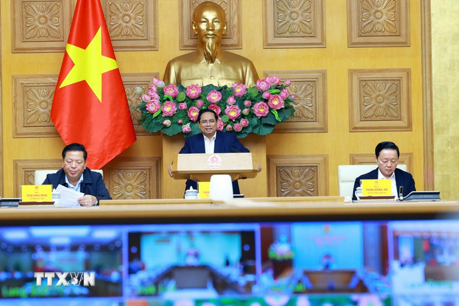 Phien hop thu 4 cua Ban Chi dao. Anh: TTXVN