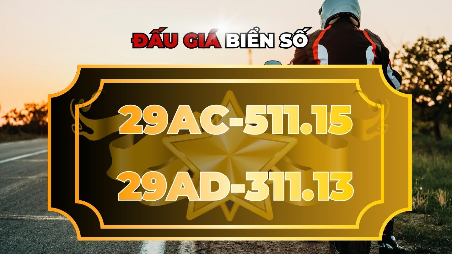 A pair of super beautiful license plates in Hanoi were auctioned on the afternoon of December 17