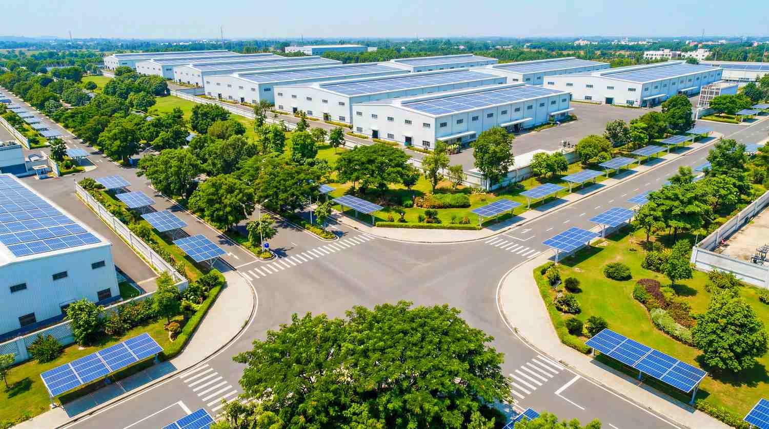 Phoi canh Khu cong nghiep Nam Thang Binh, Da Nang. Anh: Nguyen Long  