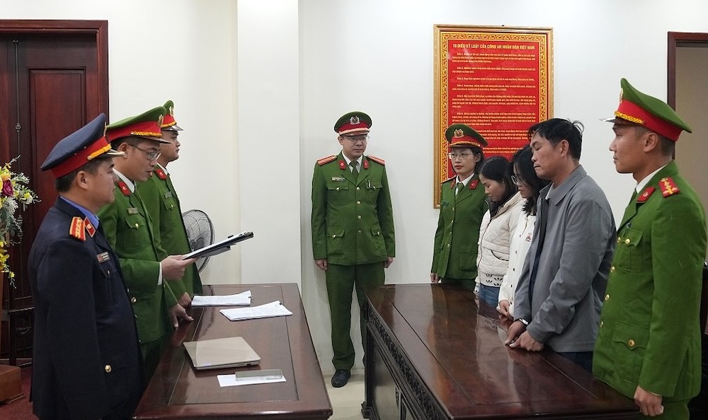 Cơ quan Cảnh sát điều tra Công an tỉnh Nghệ An khởi tố vụ án, khởi tố bị can. Ảnh: Công an Nghệ An