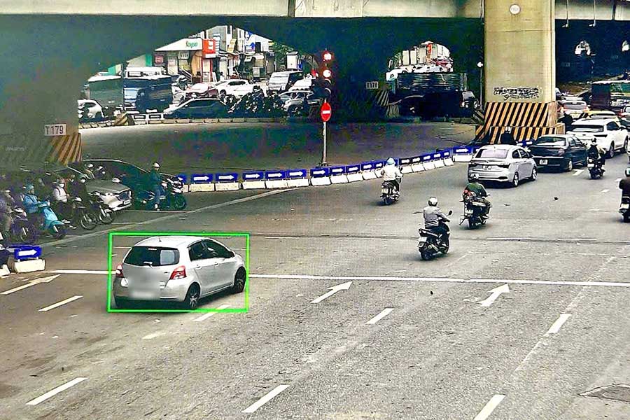 Red light violations still account for the highest rate. Photo: Provided by the police