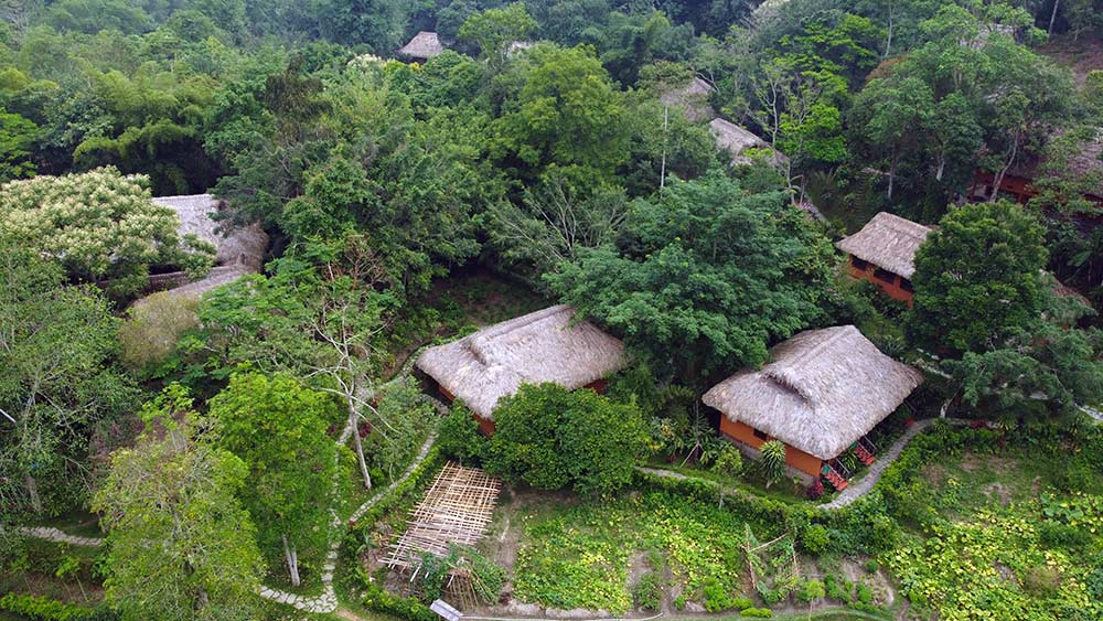 Khu nghi duong o Thong Nguyen, Tuyen Quang la mot trong nhung co so luu tru tien phong phat trien mo hinh du lich ben vung tai Viet Nam. Anh: Panhou Retreat