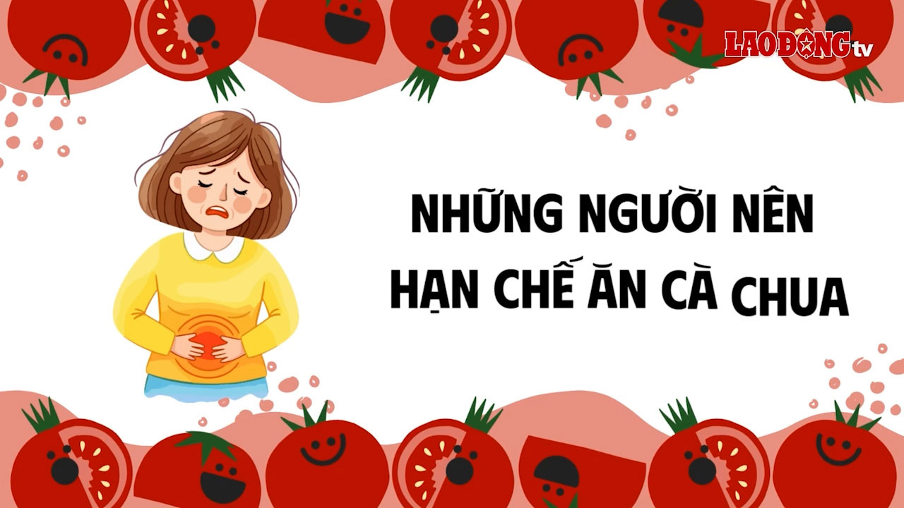 People who should limit eating tomatoes