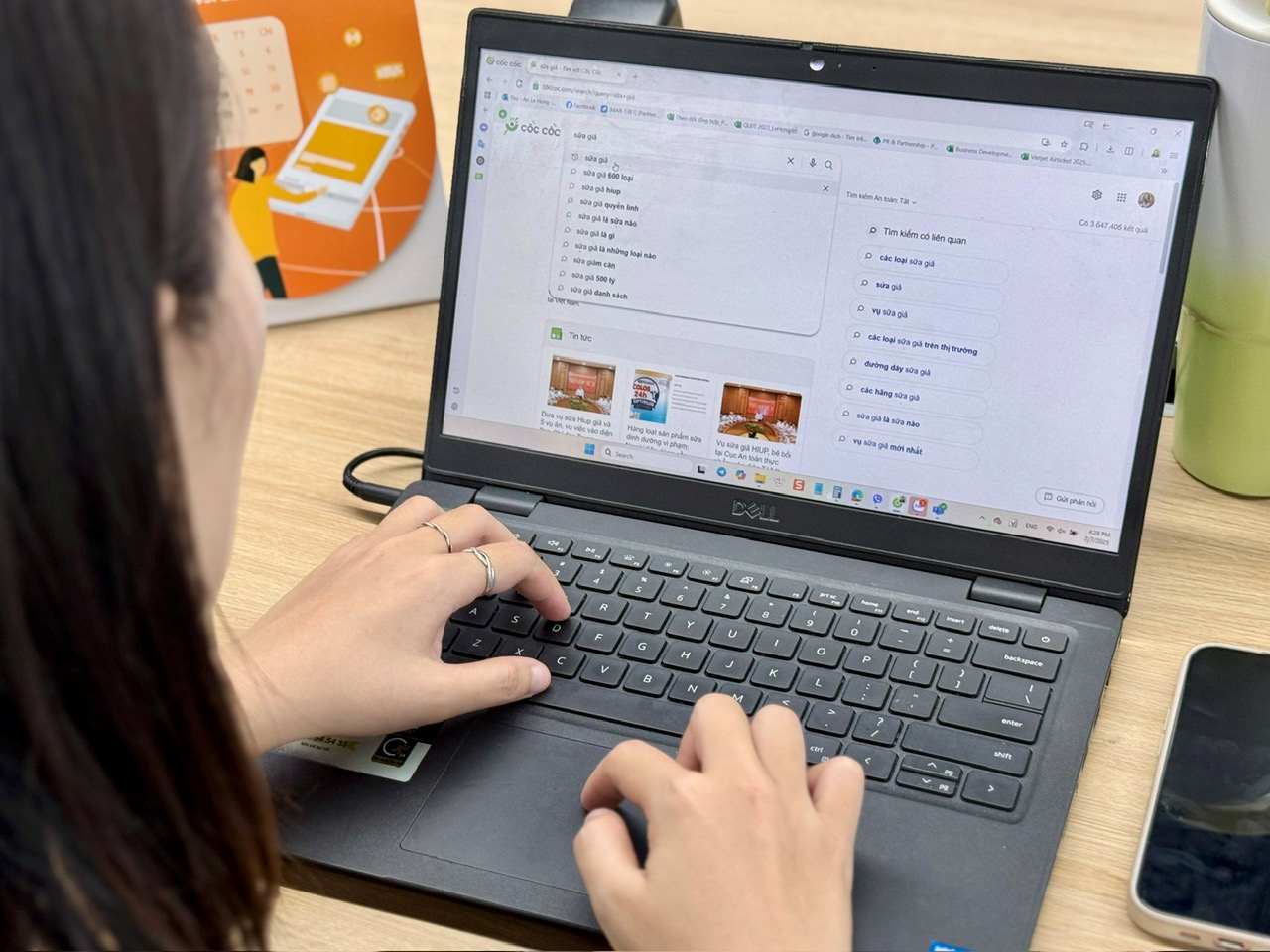 The search trend of Vietnamese people has changed a lot in recent years. Photo: Kieu Trang