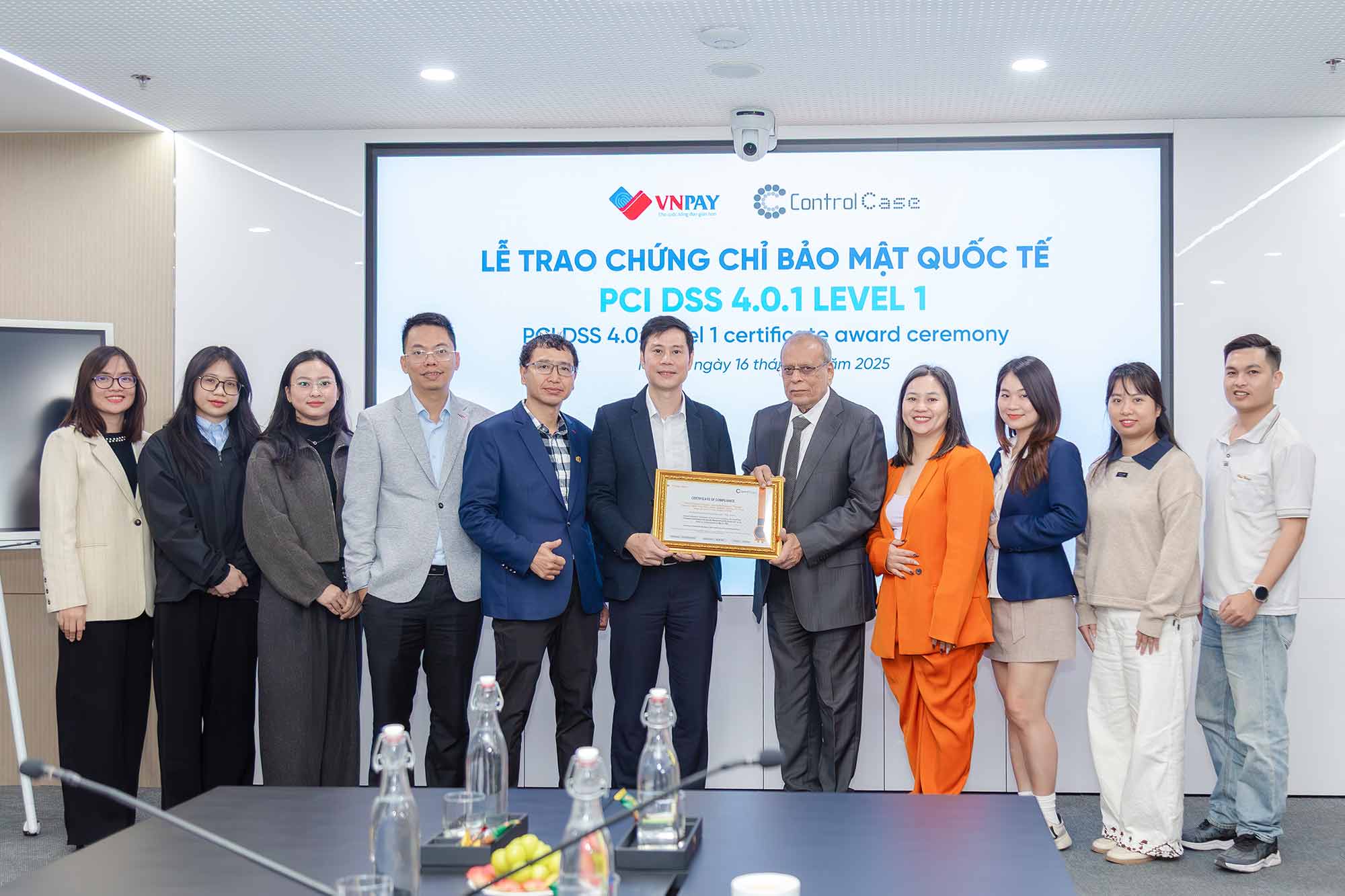 6 nam lien tiep nhan chung PCI DSS cap cao nhat la cot moc quan trong trong hanh trinh nang cao tieu chuan bao mat cua VNPAY. Ảnh: VNPAY