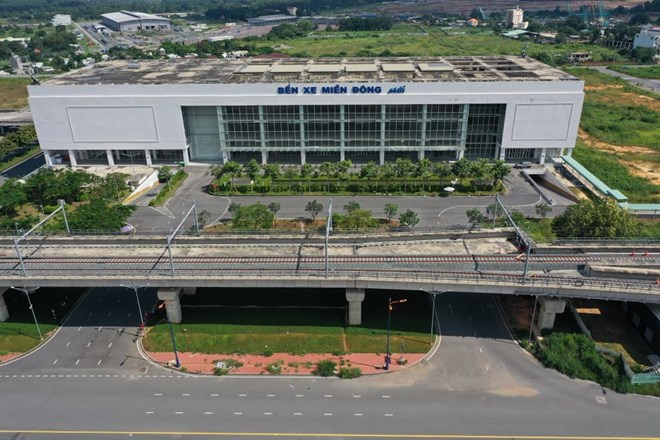 The newly exploited Mien Dong Bus Station has only reached 10% of its capacity. Photo: Anh Tu