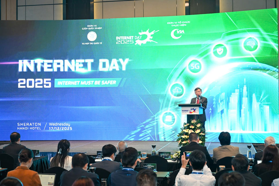 Ngay Internet Viet Nam - Internet Day 2025, dien ra trong ngay 17.12 tai Ha Noi. Anh: Minh Son