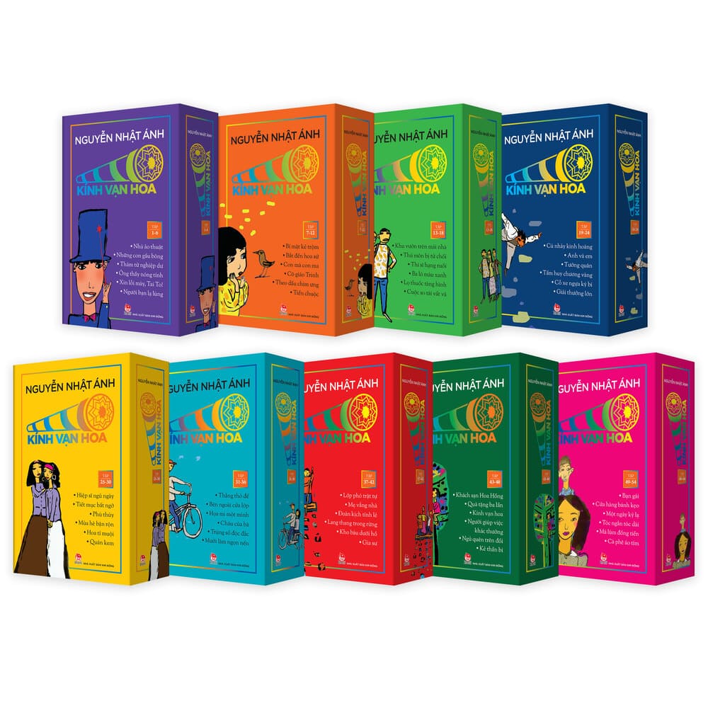 Kim Dong Publishing House officially launched the limited edition of "Kaleidoscope" with a total of 54 volumes. Photo: Publishing House