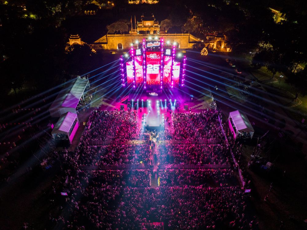 Hao Hao Concert music festival - The Journey of 25. Photo: Acecook