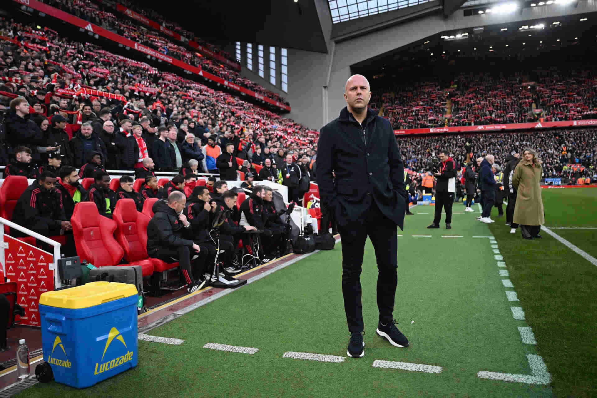 Liverpool coach Arne Slot. Photo: AFP