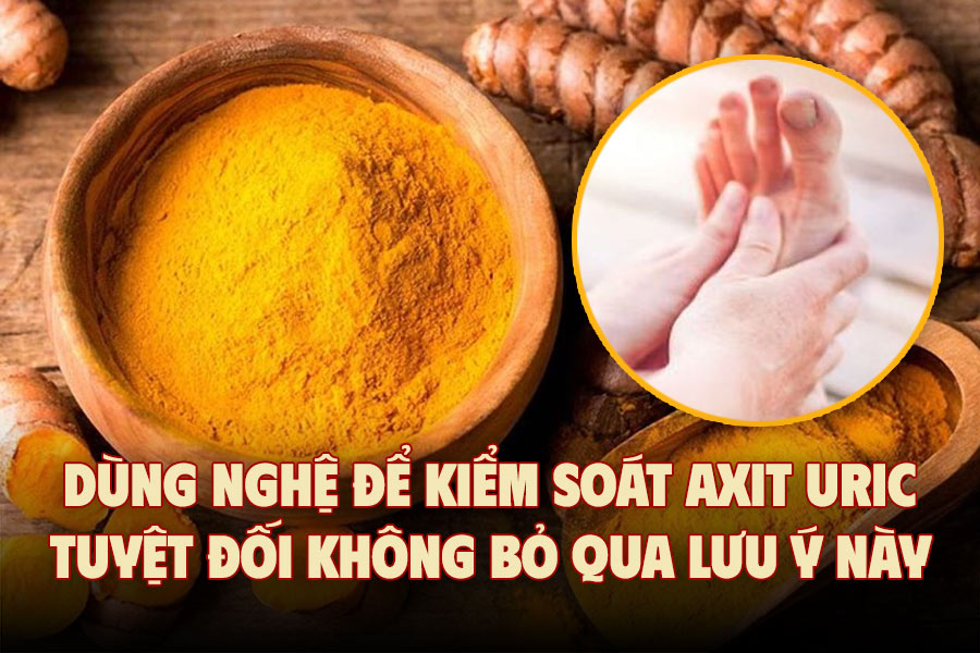 Using turmeric to control uric acid absolutely should not ignore this note