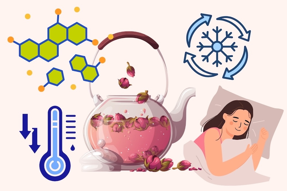 Tea helps sleep well, regulates hormones, reduces heat in people