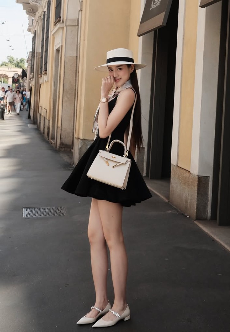 Do Ha phoi tui hieu voi nhieu trang phuc khac nhau. Anh: Nhan vat cung cap.