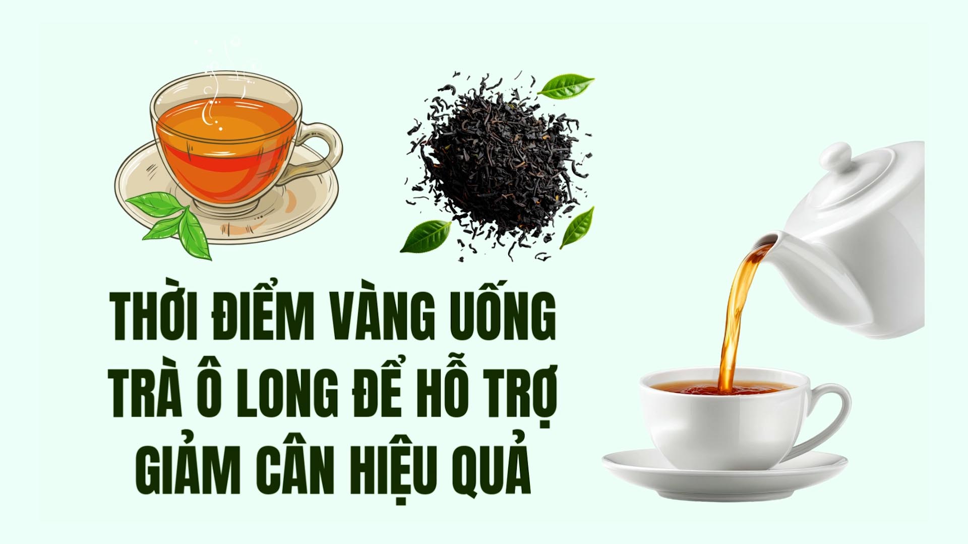 효과적인 체중 감량을 돕기 위해 우롱차를 마시는 황금 시간